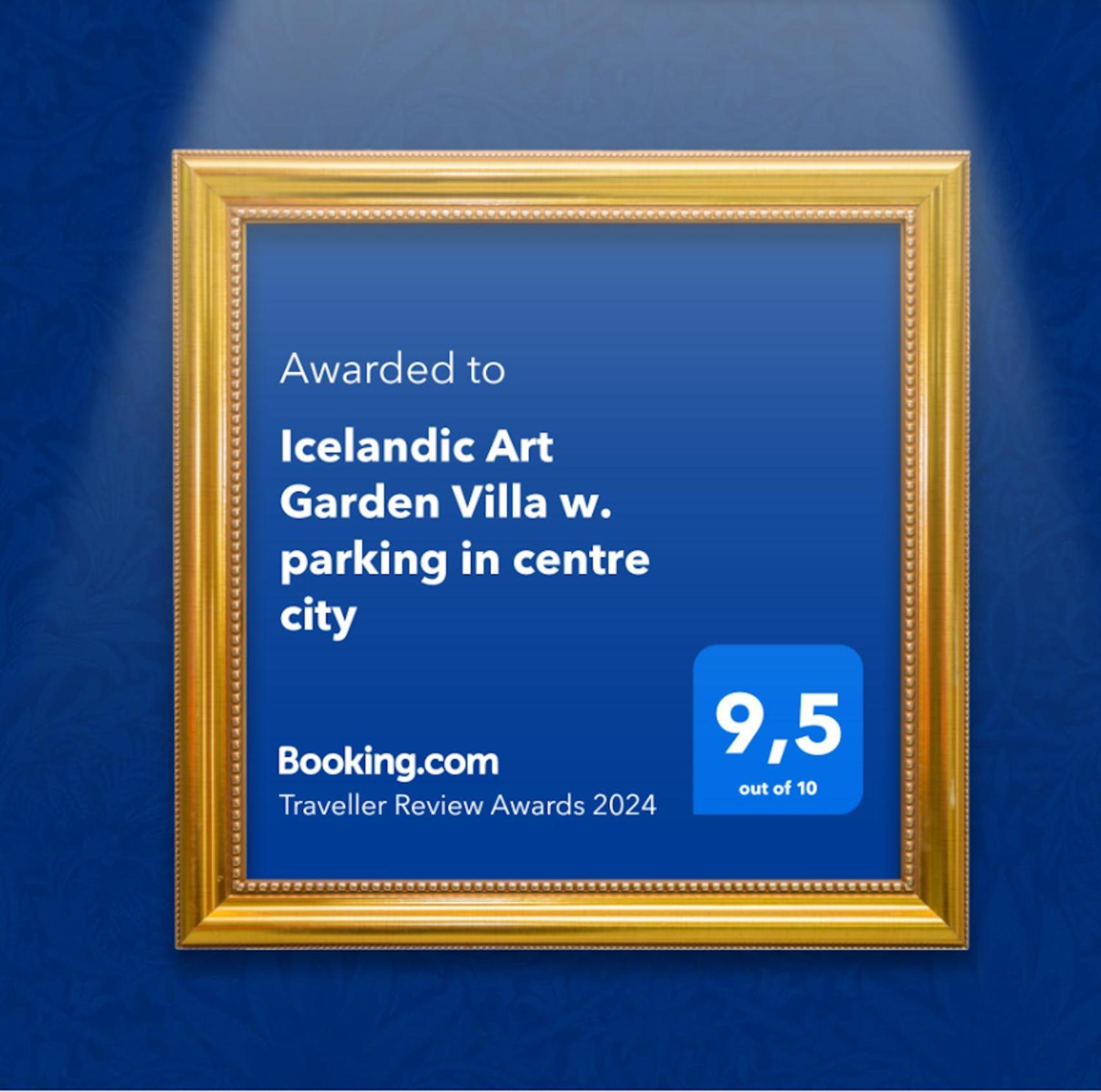 Icelandic Art Garden Villa W. Parking In Centre City Reykjavik Exterior photo